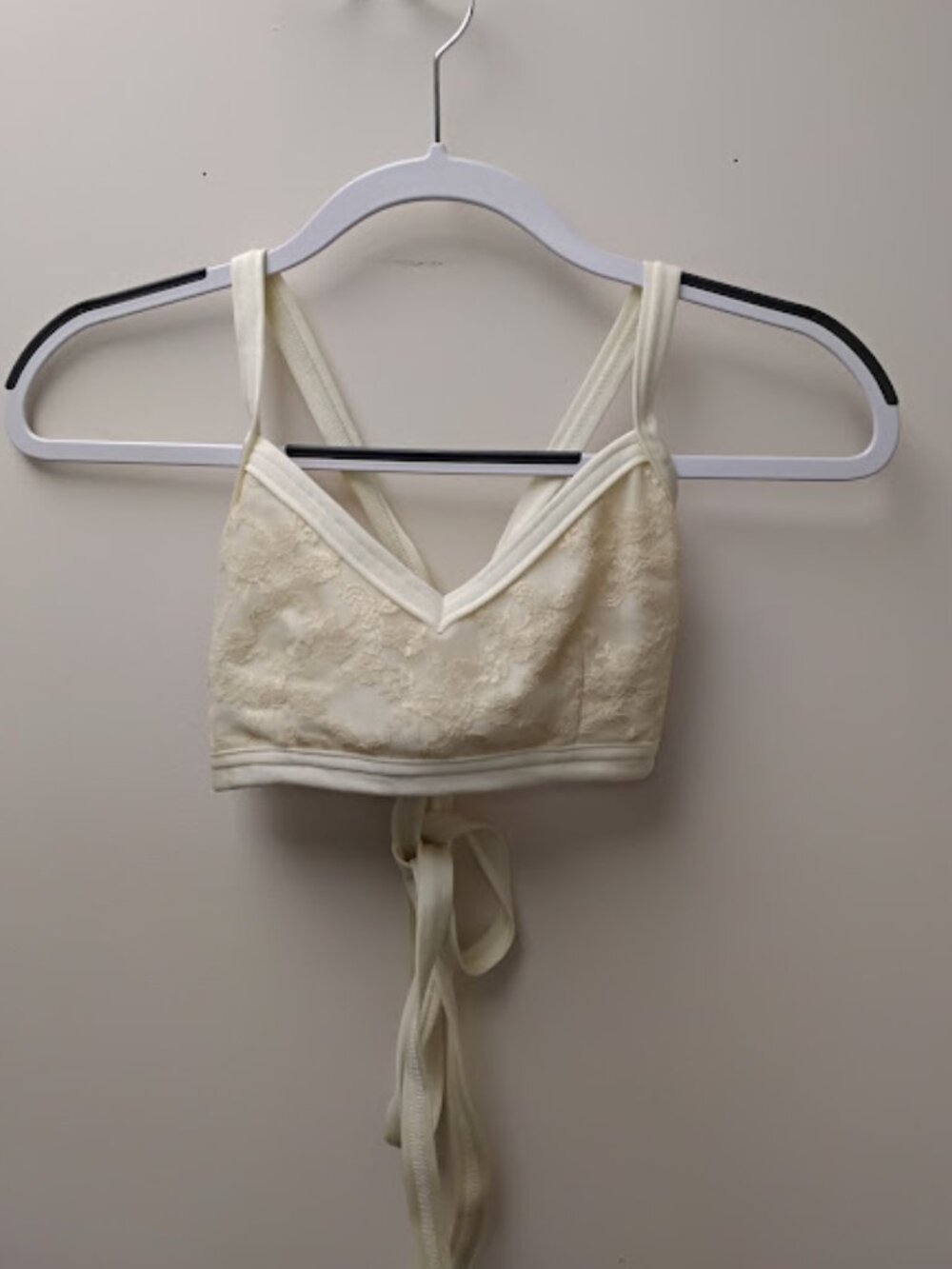 Details Dancewear tie back bra top